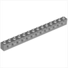 科技類凸點橫桿-TECHNIC BRICK 1X14, Ø4,10
