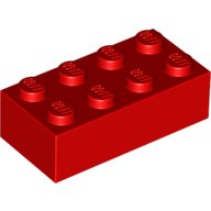 積木類- Brick2X4 紅色