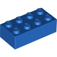 積木類- Brick2X4 藍色