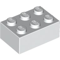 積木類- Brick2X3 白色