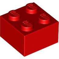 積木類- Brick2X2 紅色