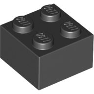 積木類- Brick2X2 黑色