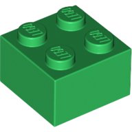 積木類- Brick2X2 綠色