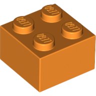 積木類- Brick2X2 橘色