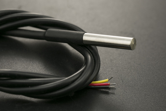 Gravity：適用於 Arduino 的防水 DS18B20 數位溫度感測器（IP68，-10°C 至 +85°C）