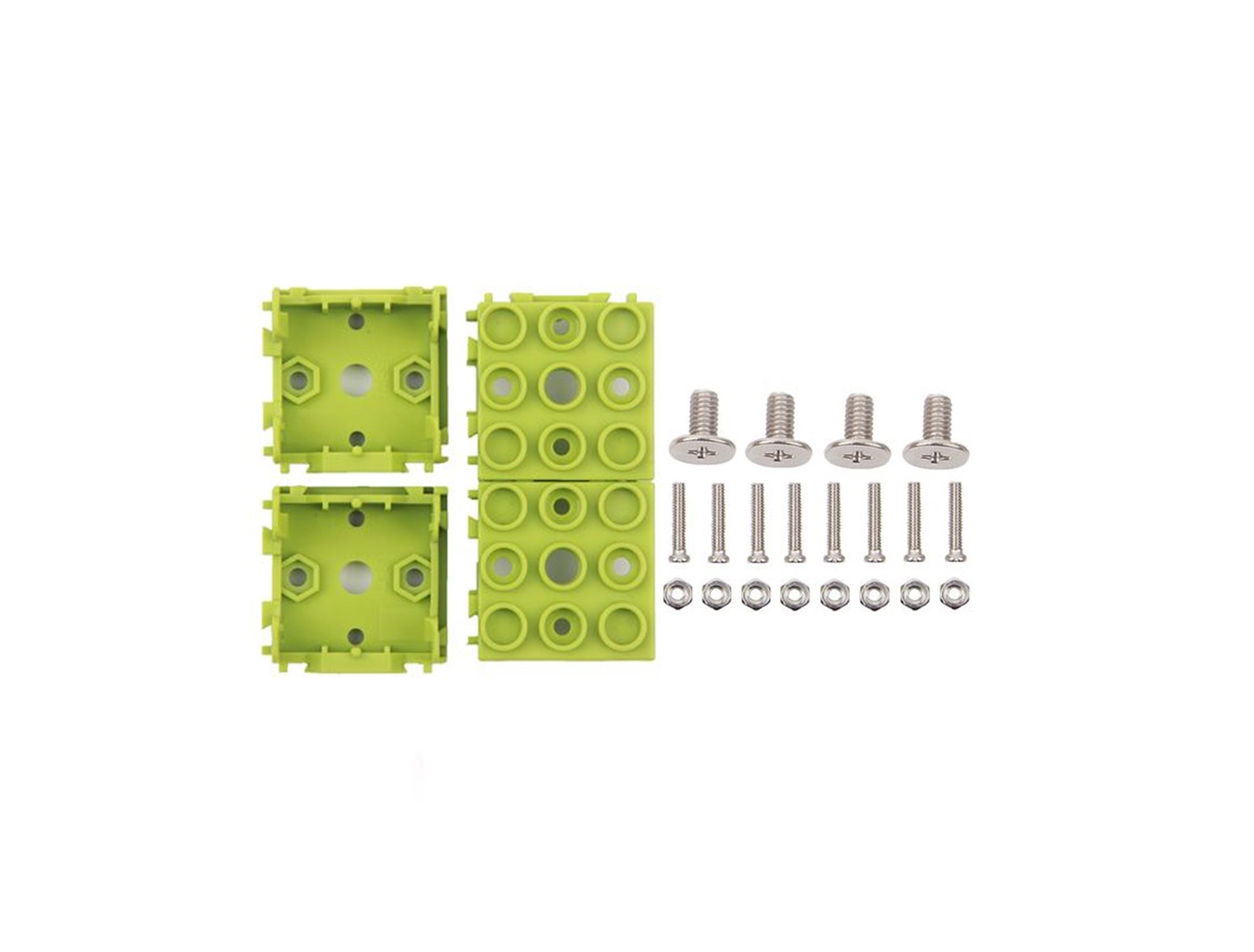 Grove - LEGO相容綠色外殼Green Wrapper 1*1(4個)