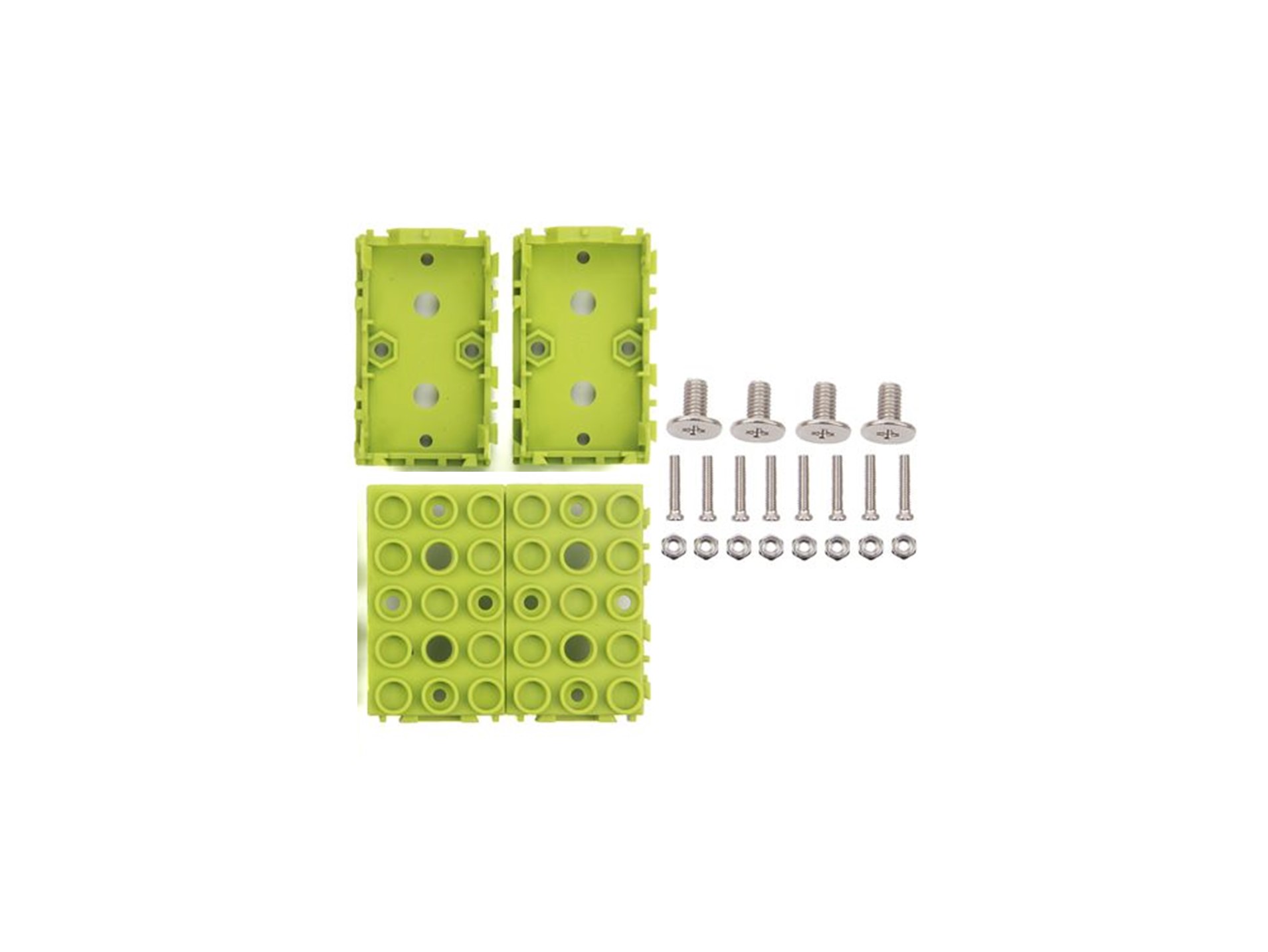 Grove - LEGO相容綠色外殼Yellow Wrapper 1*2(4個)