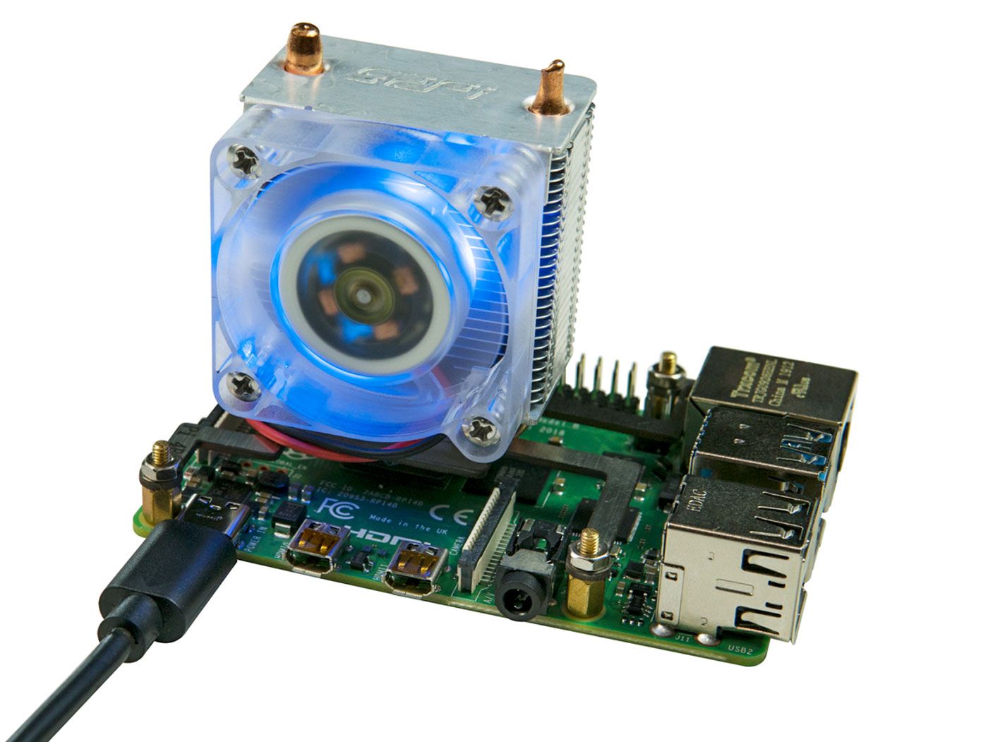 超強力樹莓派散熱器 ICE Tower CPU Cooling Fan for Raspberry Pi