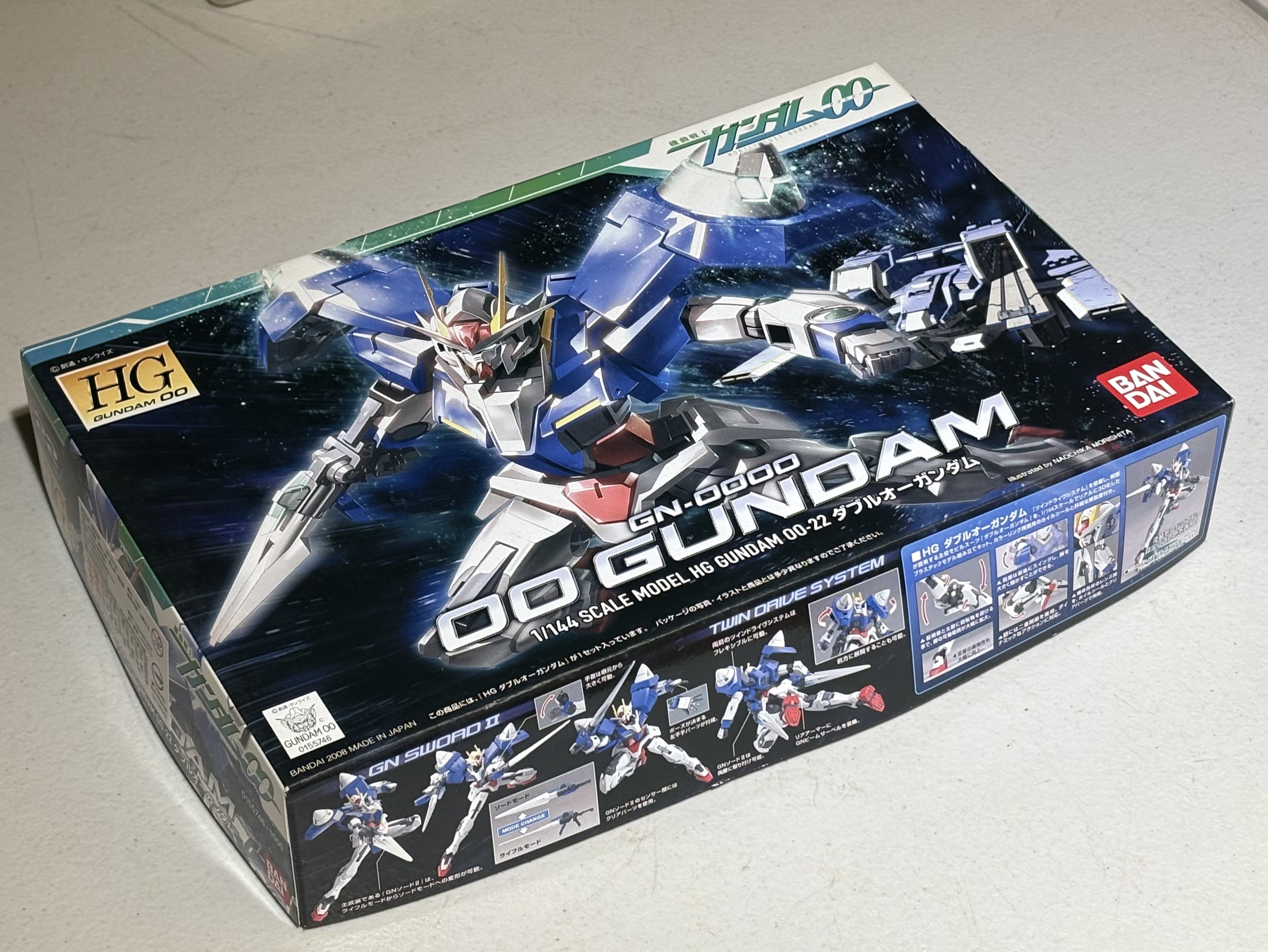 BANDAI_HG 1/144 GN-0000 00鋼彈