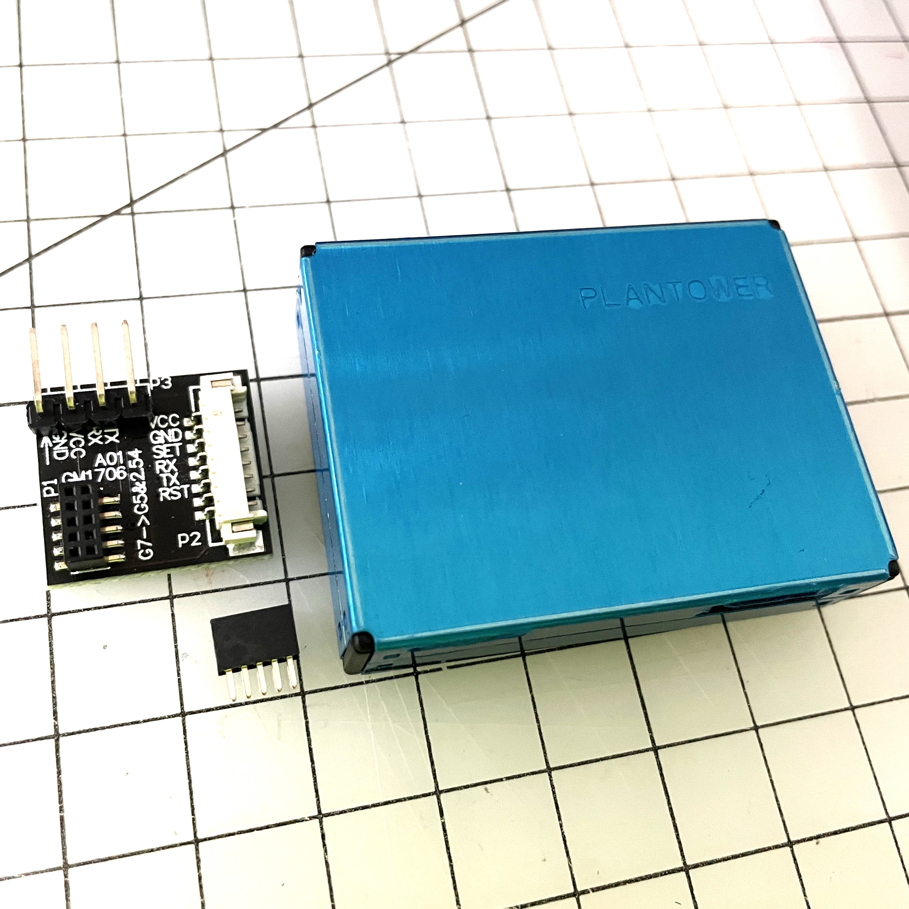 G7 PMS7003 雷射PM2.5粉塵感測器 附轉接板