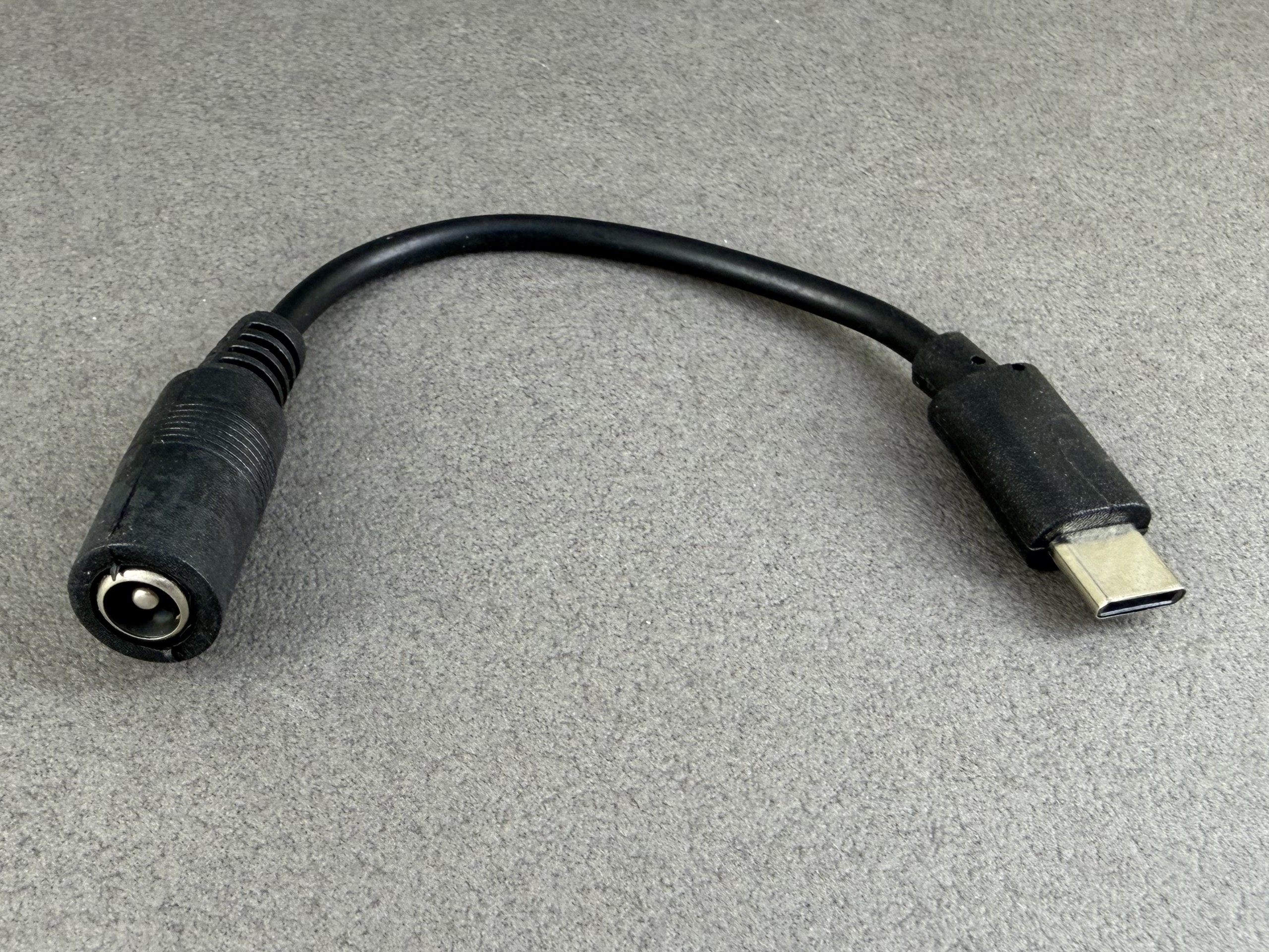 電源線 Type-C公接頭轉DC 5.5/2.1mm母接頭