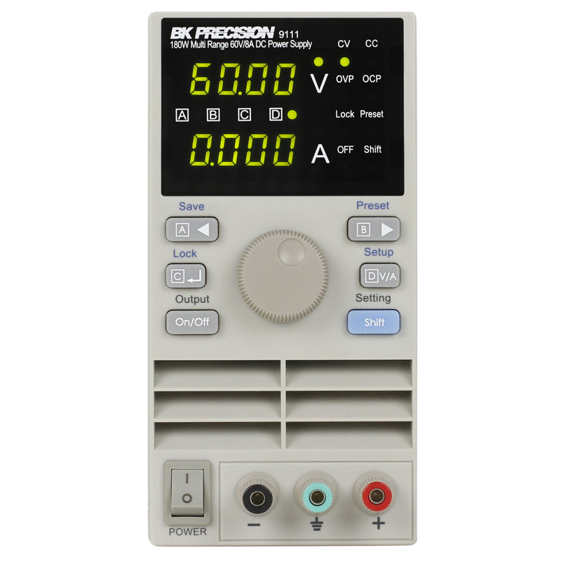 9110系列經濟型交換式直流電源供應器 B&K Precision 9111 (180W)