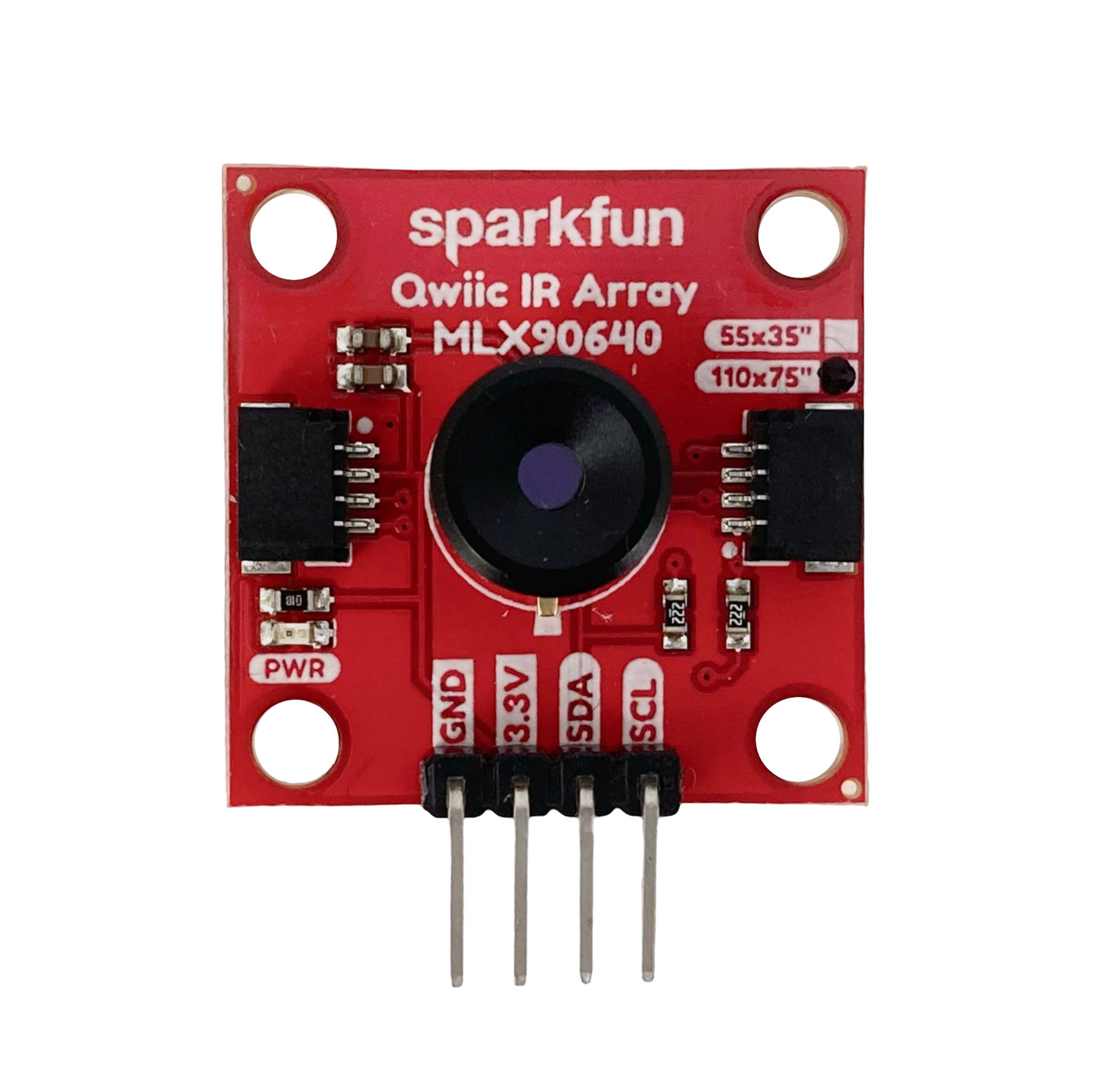 SparkFun 熱影像攝影模組/紅外線陣列 FOV,MLX90640 110度SparkFun IR Array Breakout