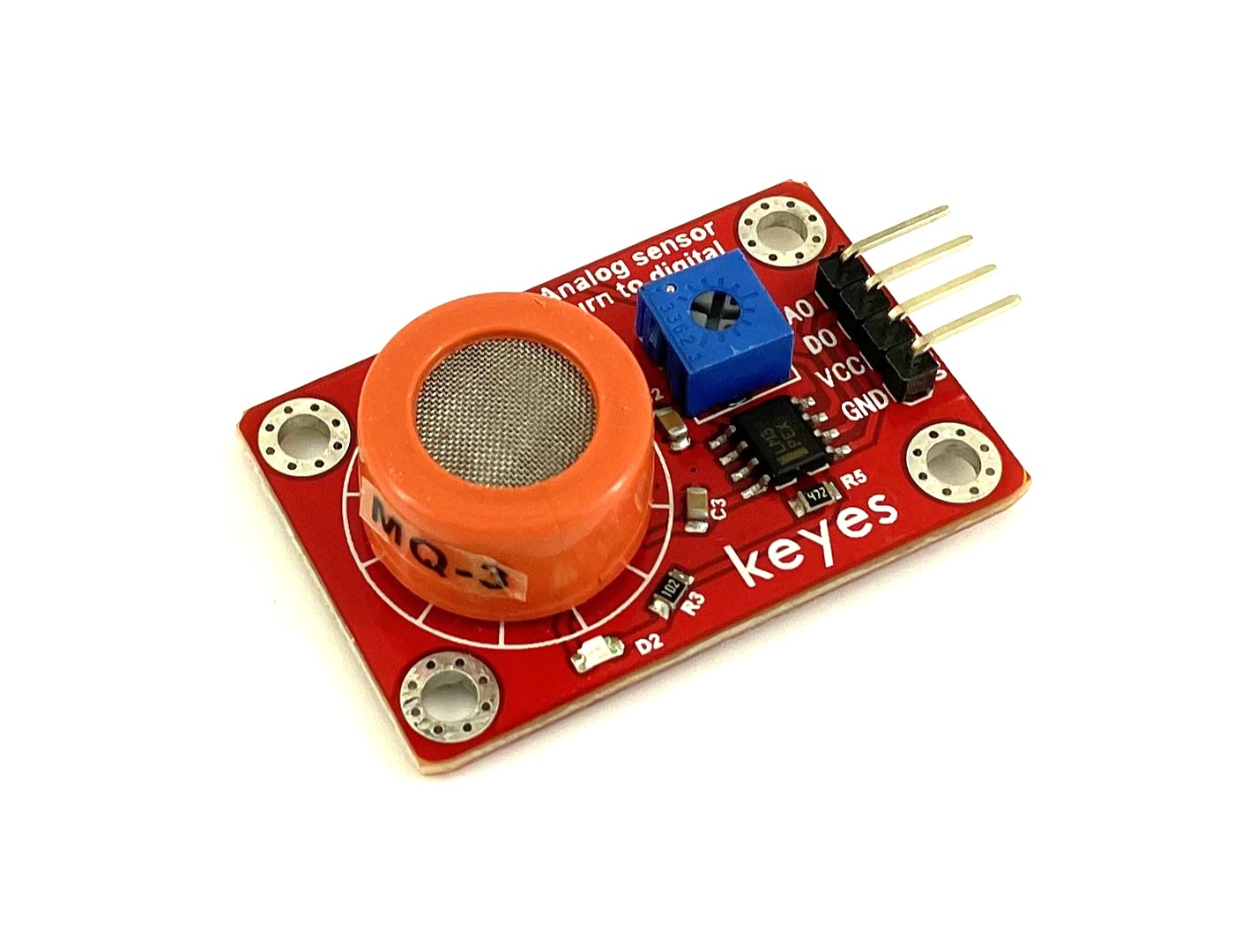 科易KEYES 氣體感測器Gas Sensor(MQ3) 酒精、乙醇