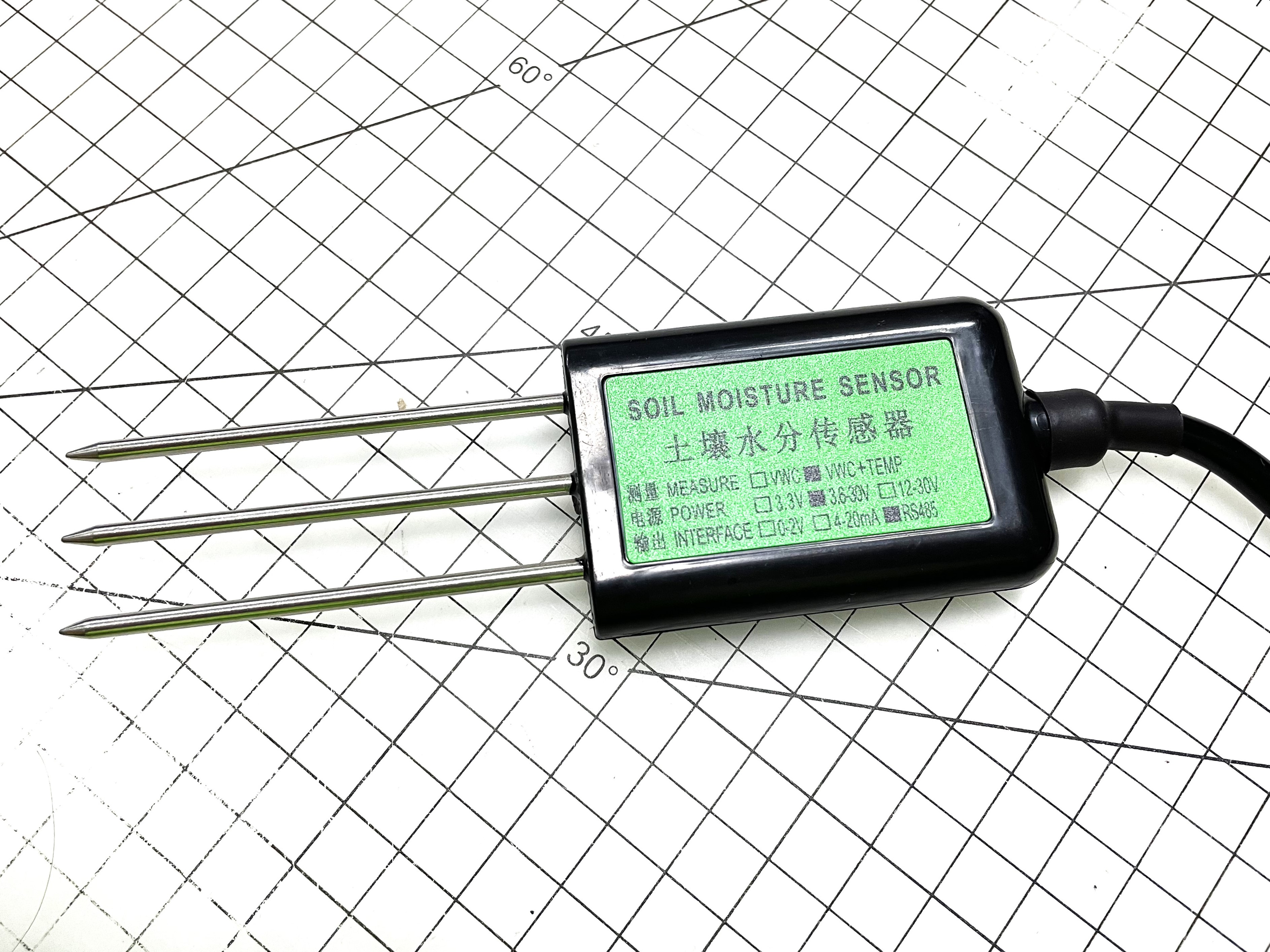 SeeedStudio 工業級土壤溼度與溫度感測器(RS485)