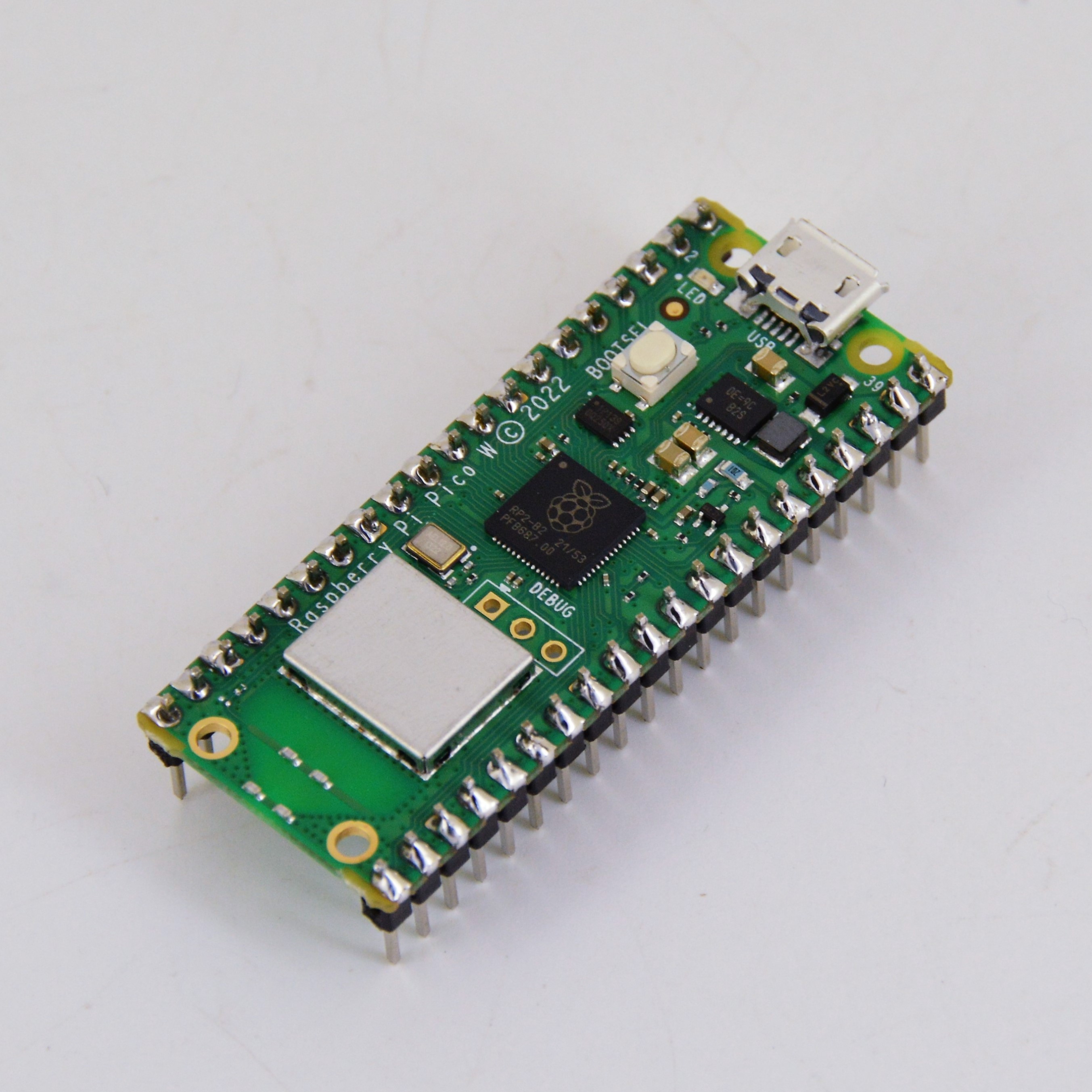 Raspberry Pi PICO開發板 /W 有WiFi功能 (已預焊針腳)