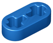 科技類-平滑薄板-TECHNIC 1X2 - Axle Holes