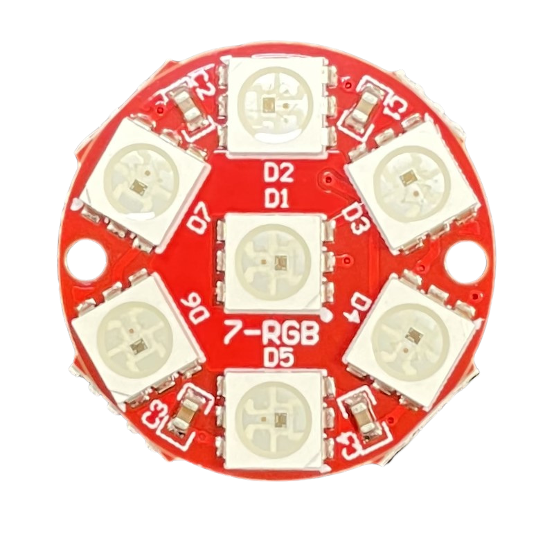 KEYES WS2812 5050 RGB燈環模組，7燈