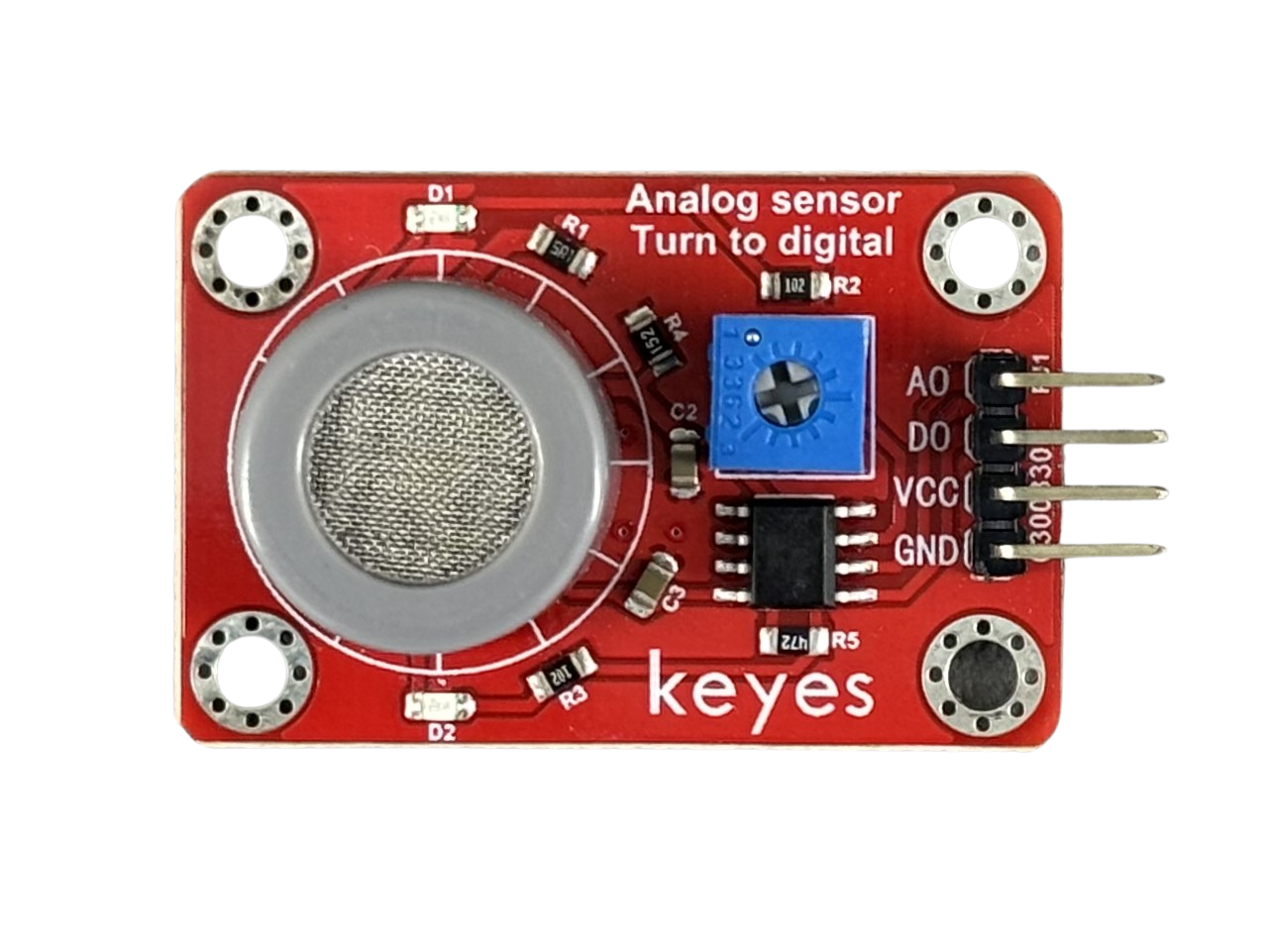 科易KEYES 氣體感測器Gas Sensor(MQ7)一氧化碳