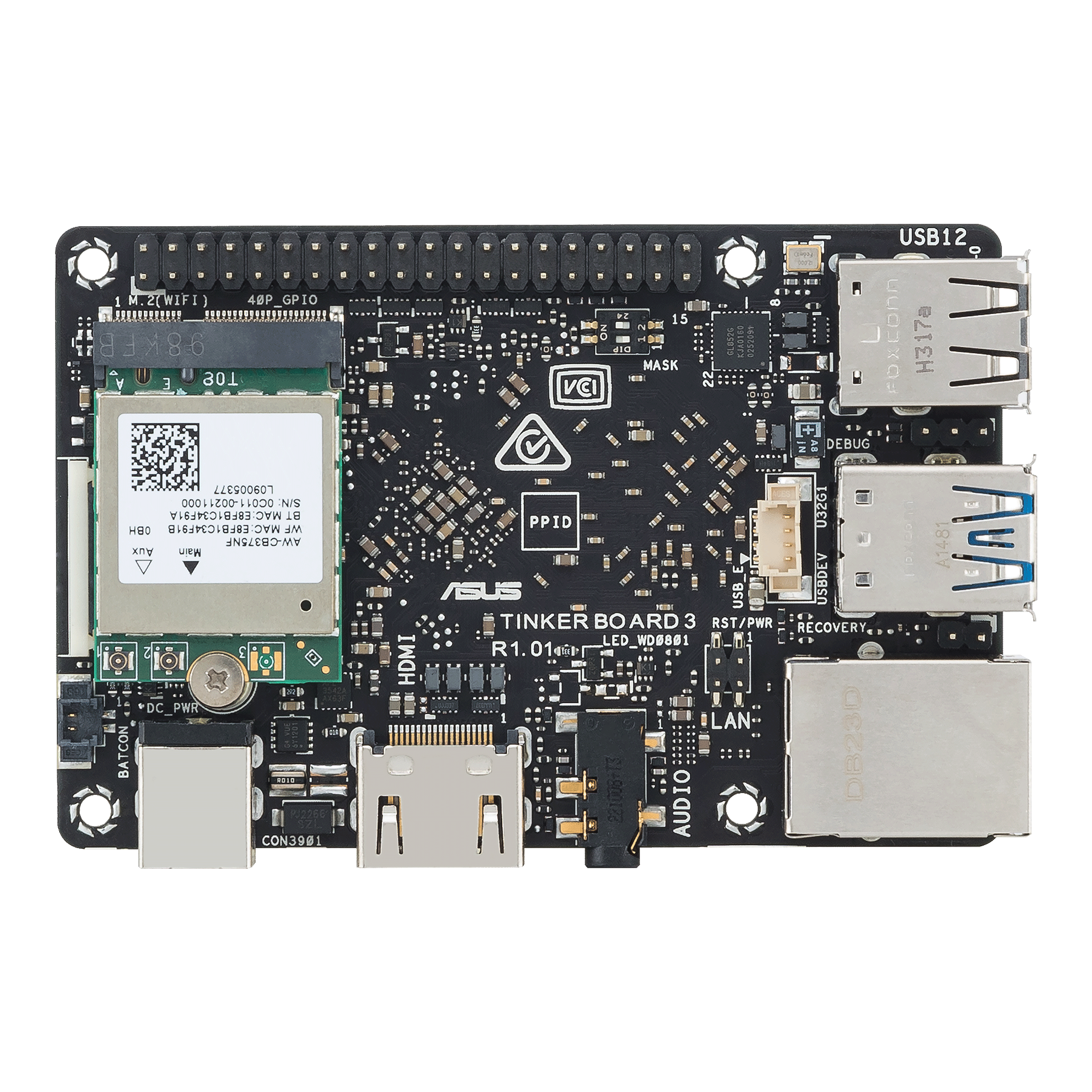 【現貨】華碩Tinker開發板 3S (16GB eMMC/4GB記憶體) ASUS Tinker Board 3S