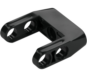 連接器-Beam 3 with Axle Holes on Ends and Fork