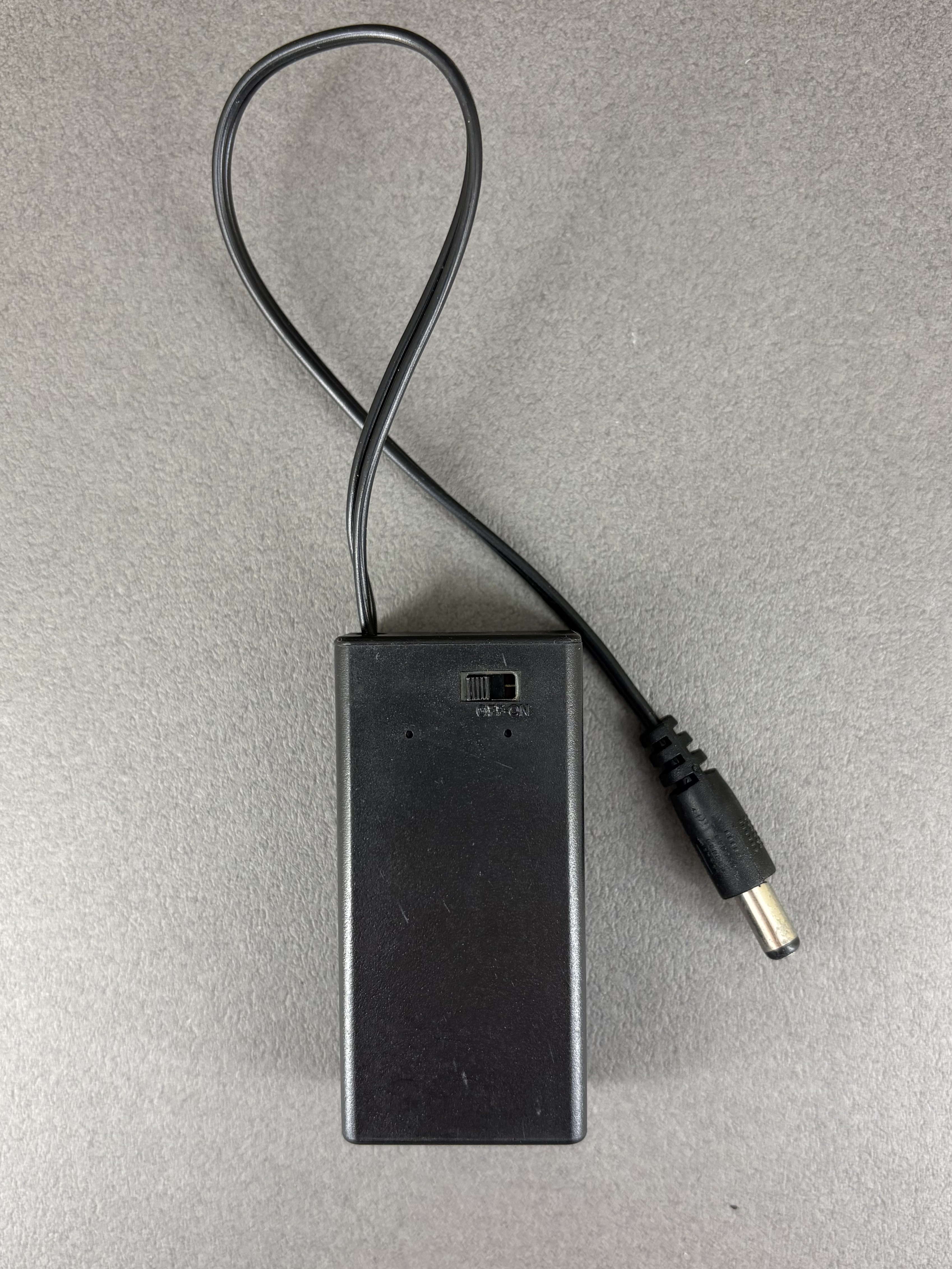 電池盒 9V電池X1 (DC 55/21接頭、有蓋子、開關）