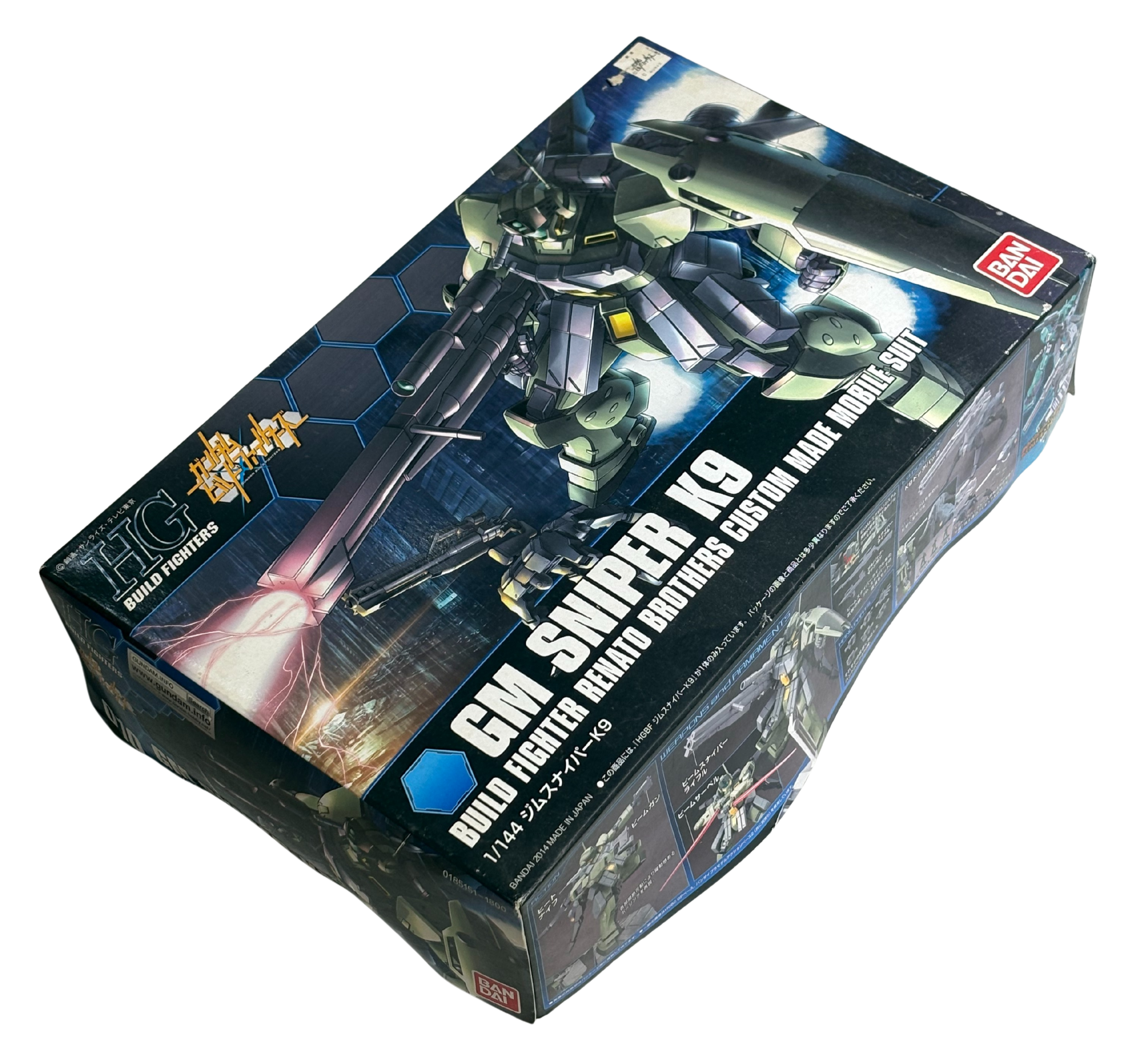 BANDAI_HG 1/144 鋼彈創鬥者 GM SNIPER K9 吉姆狙擊型 K9